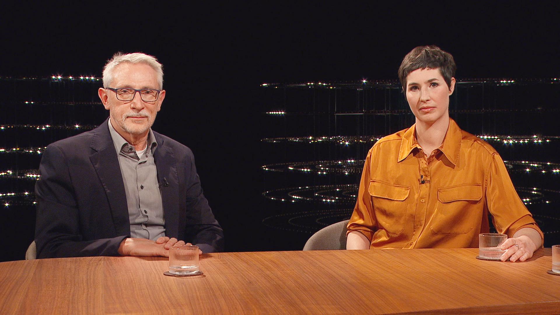 Philipp Ramming, Kinder- und Jugendpsychologe, und Simone Miller, Philosophin