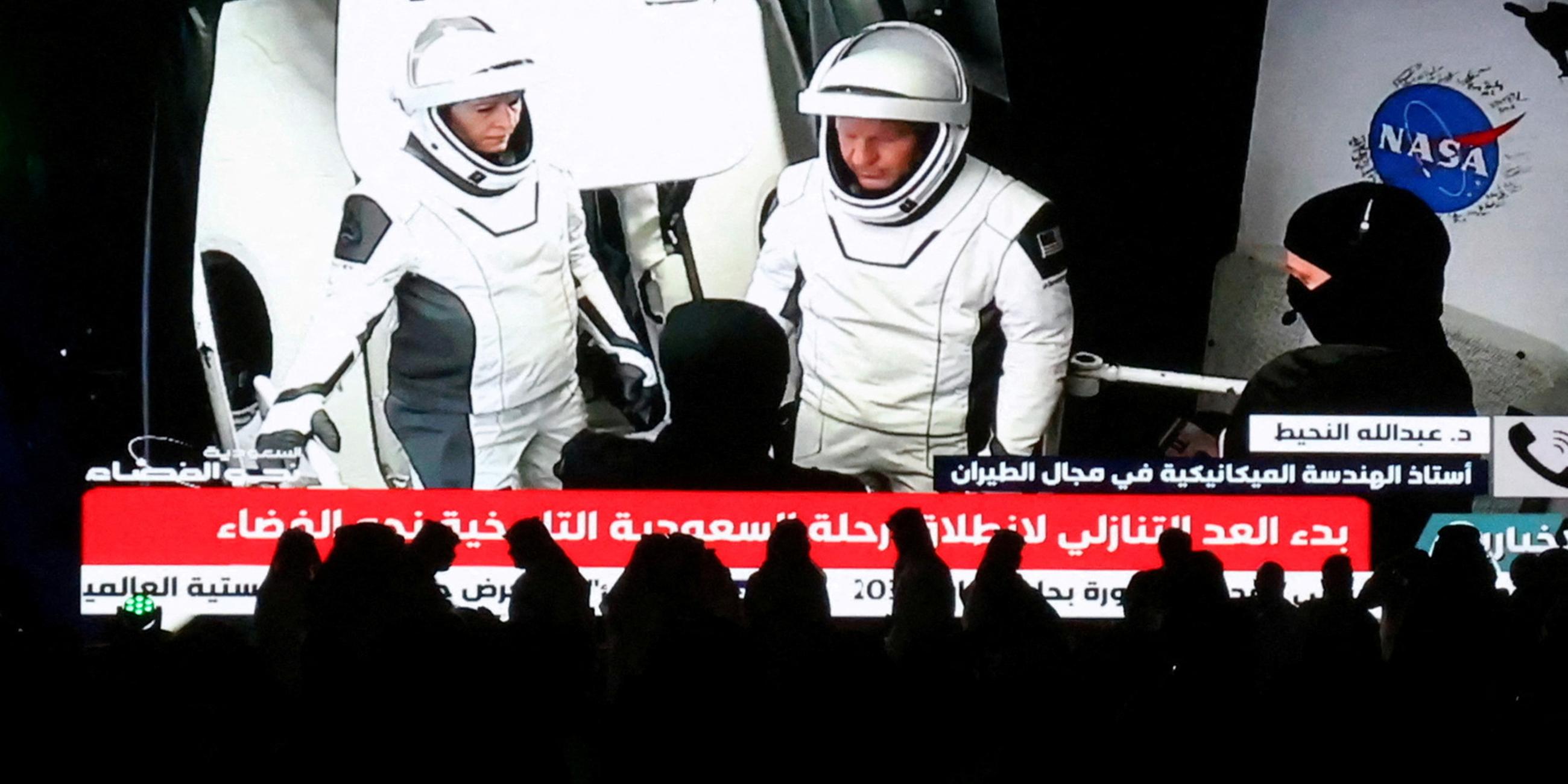 Saudische Astronauten starten zur ISS
