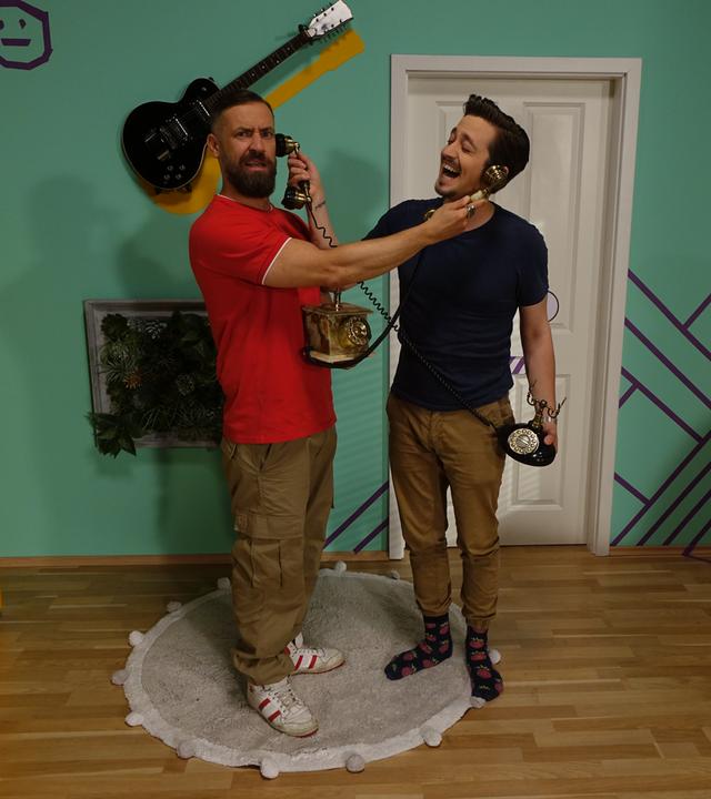 Mit Marti und Bürger Lars Dietrich