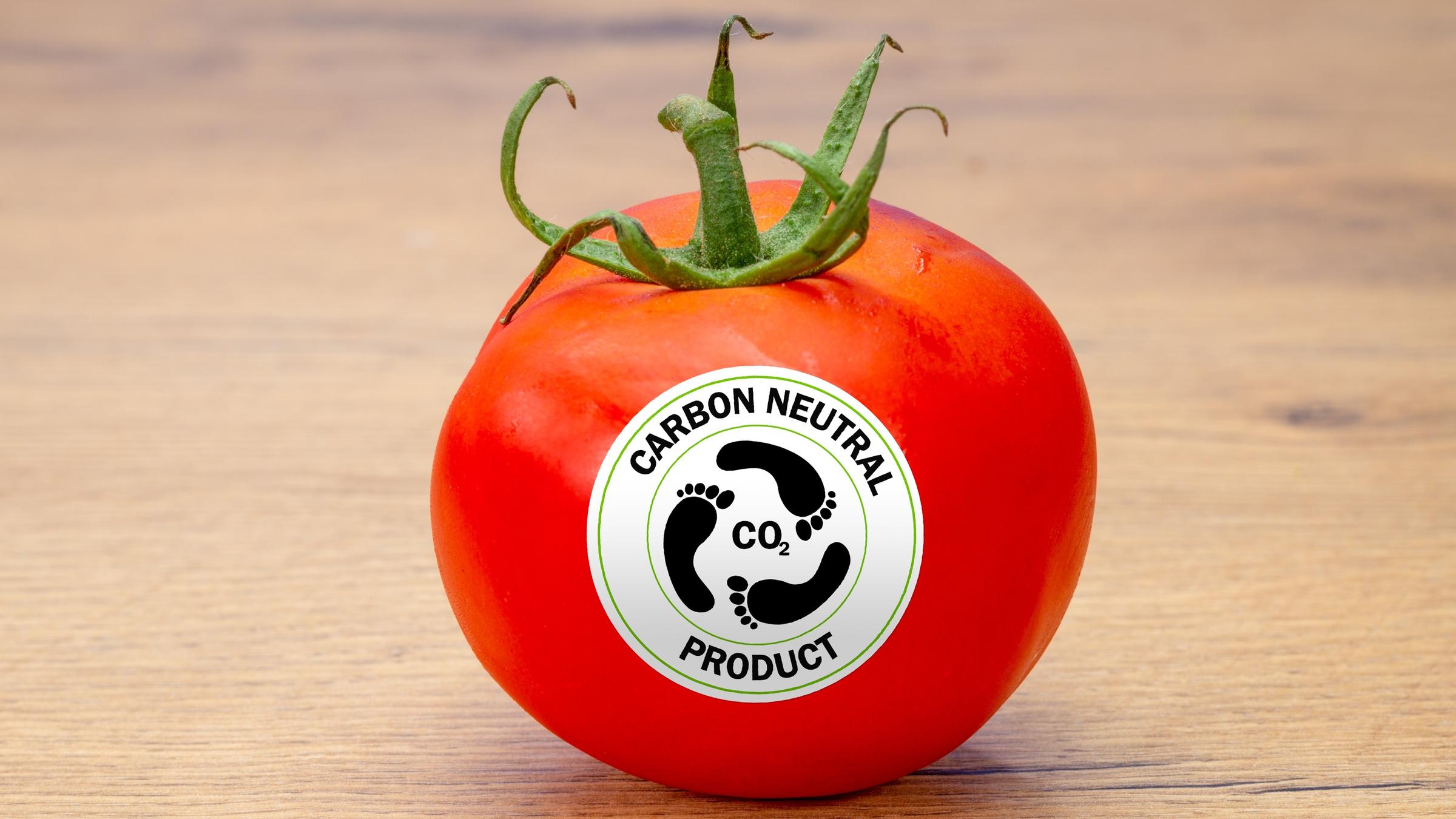 "planet e.: Mogelpackung Klimaneutralität?": Die Tomate als Symbolzeichen der Klimaneutralität.