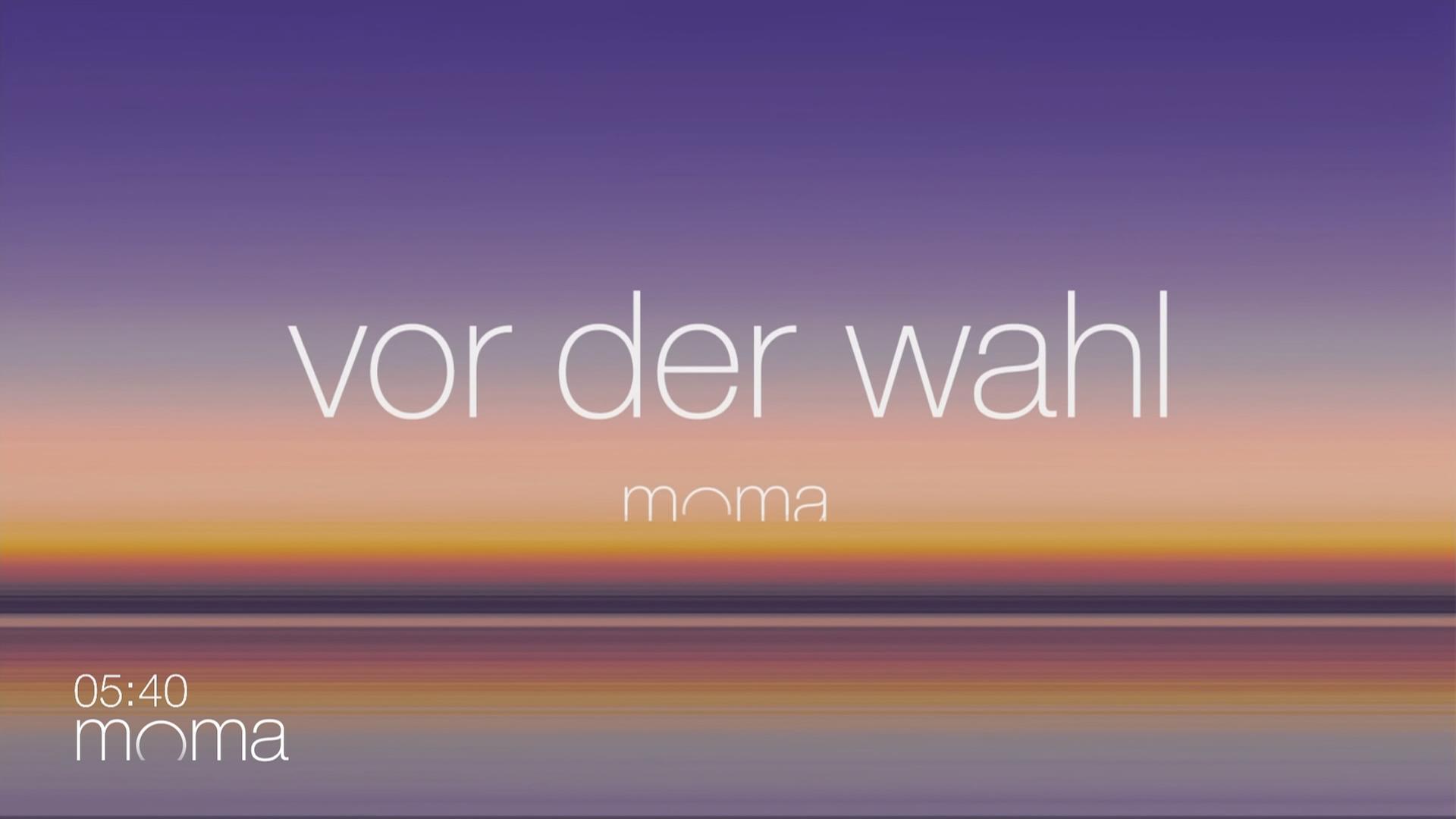 moma vor der Wahl in Sachsen-Anhalt