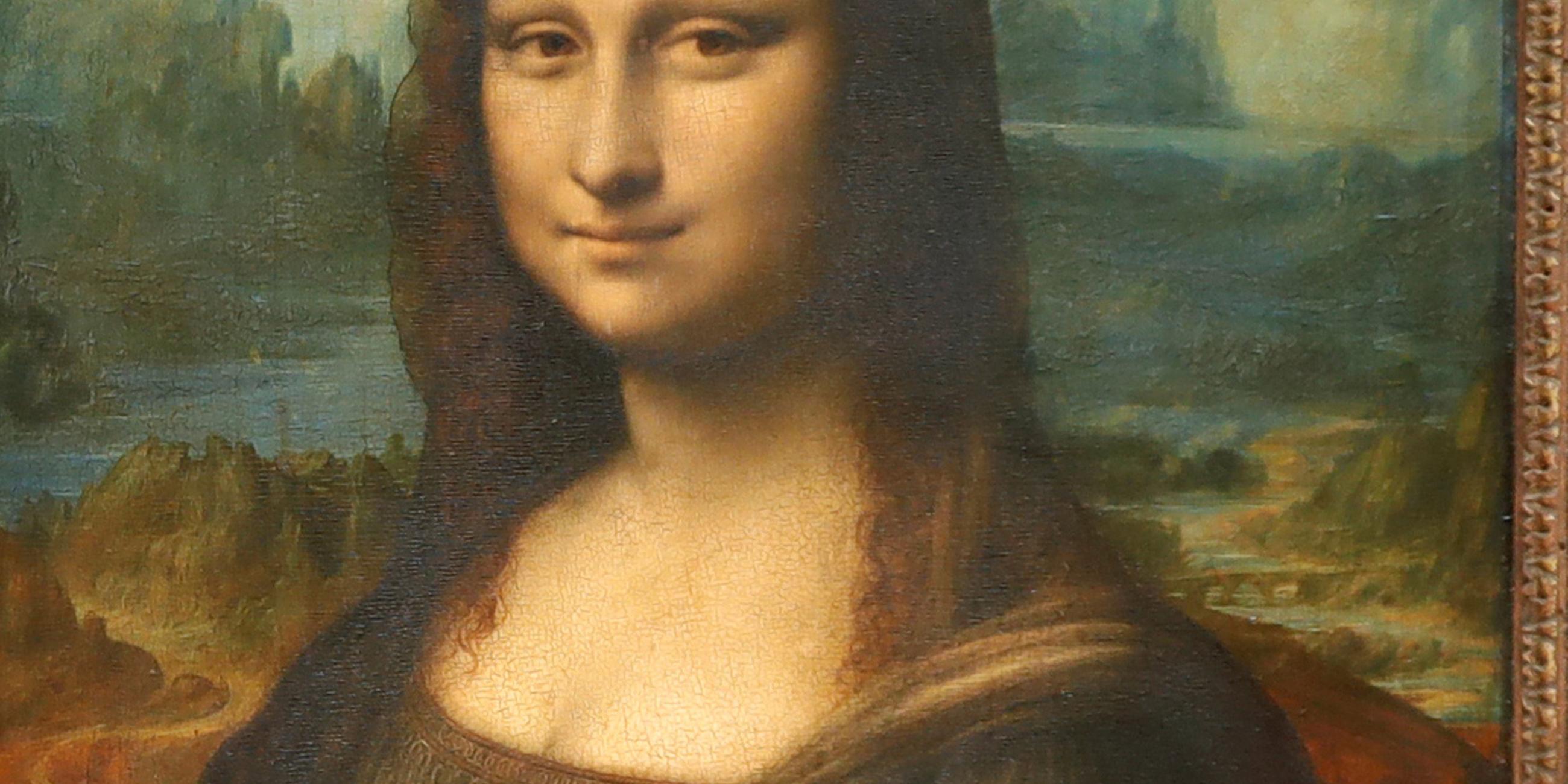 Das Bild zeigt Leonardo da Vincis Mona Lisa.