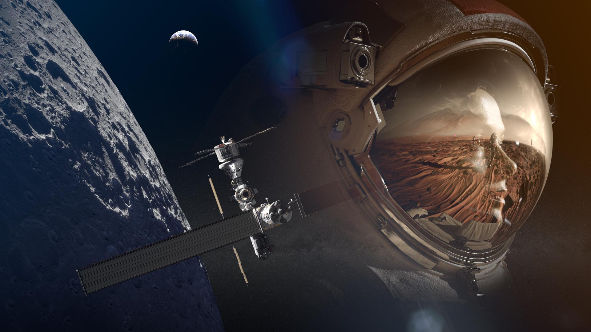 VR-Projekt über die Reise zu Mond und Mars 