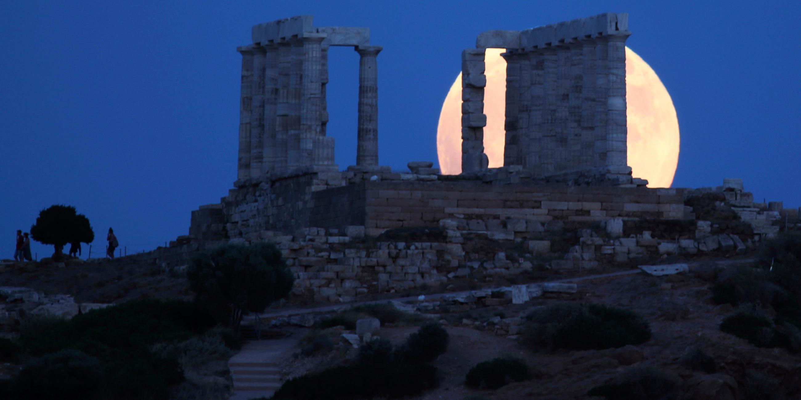 Mondfinsternis in Athen