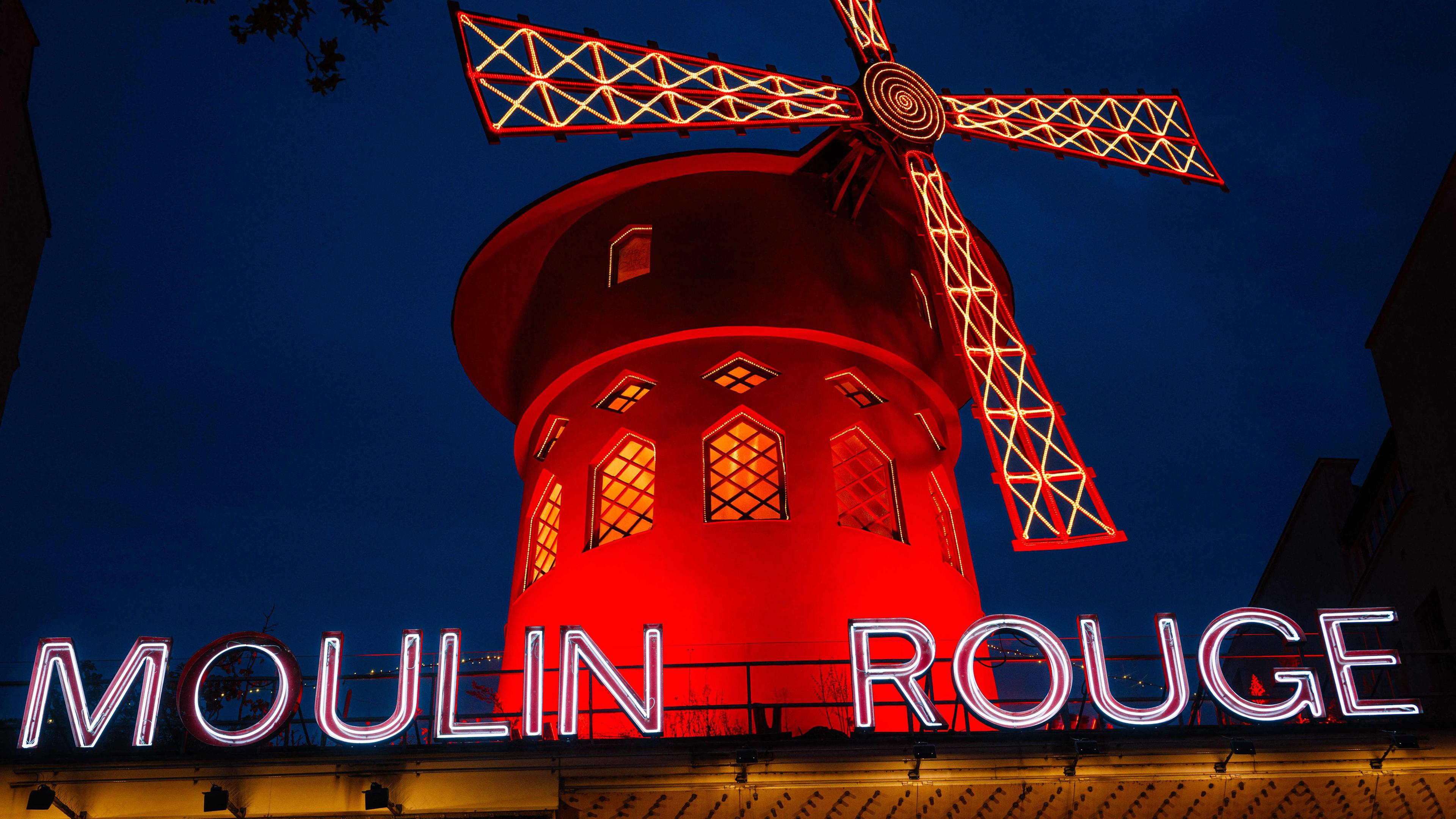 Archiv: Das Moulin Rouge in Paris am 13.10.2023