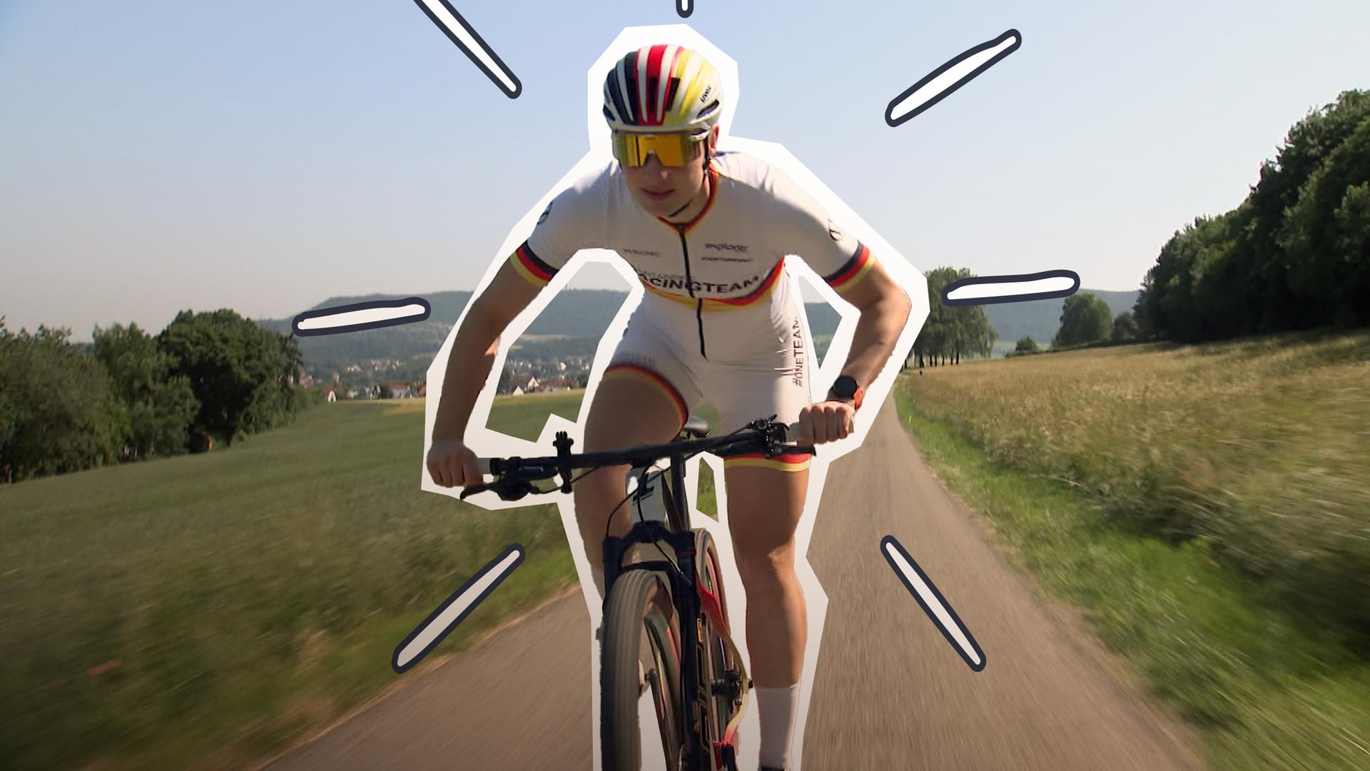 Mountainbikerin Fromberger