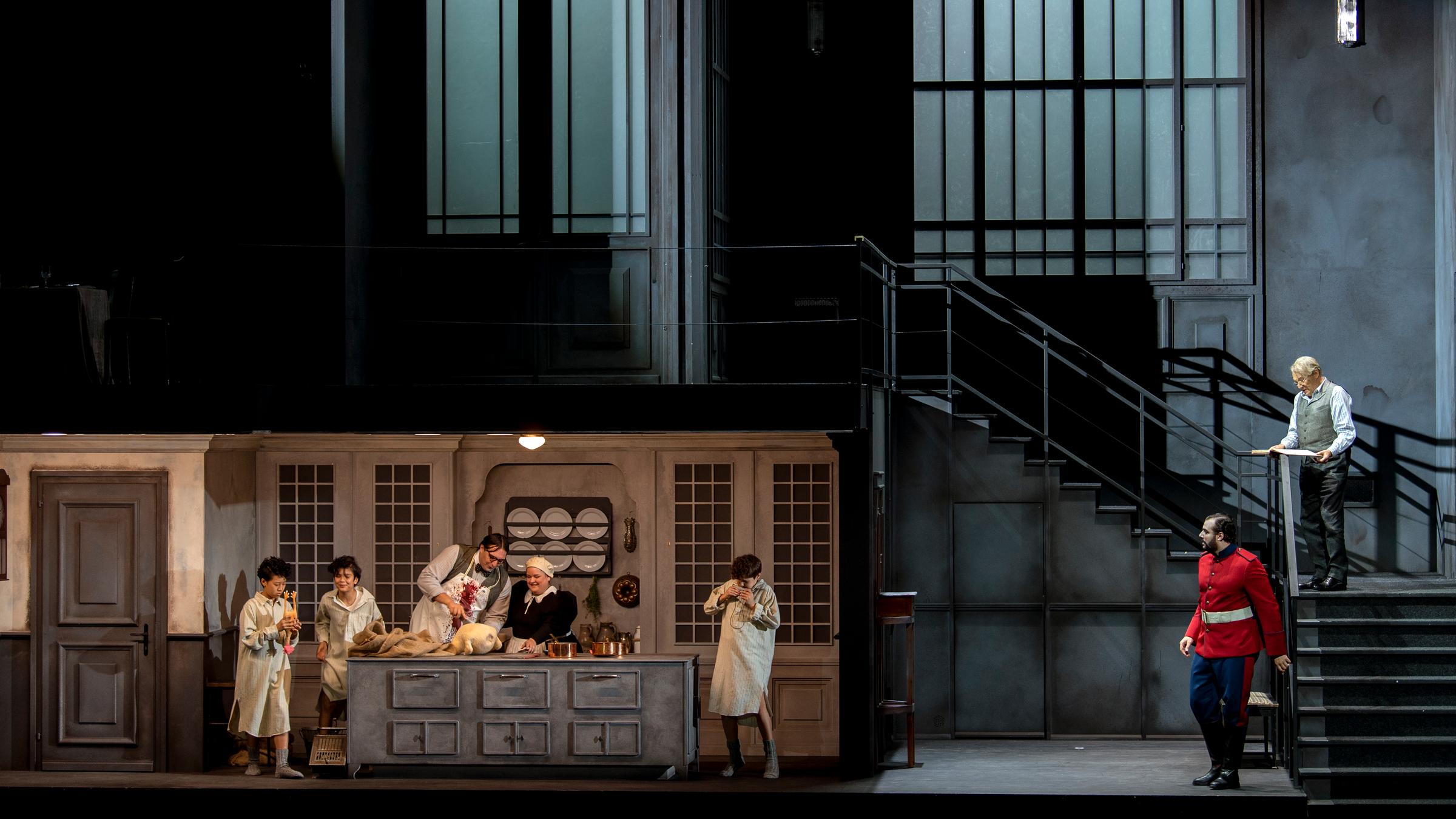 Szene aus der "Zauberflöte"