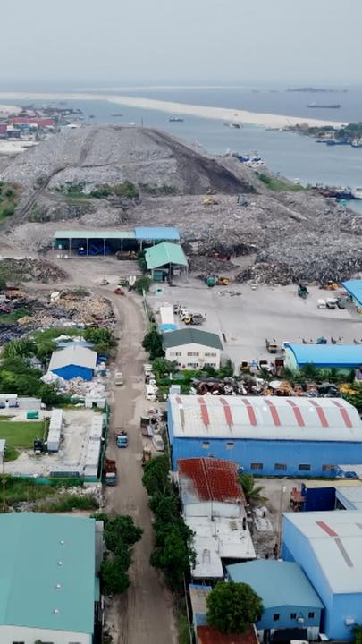 Mitten auf den Malediven wurde eine Insel aus Müll gebaut.
