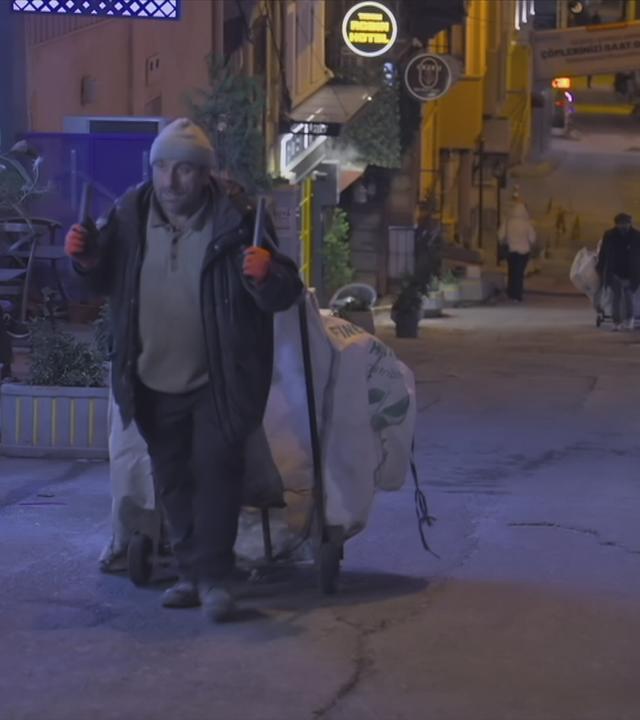 Müllsammler in Istanbul