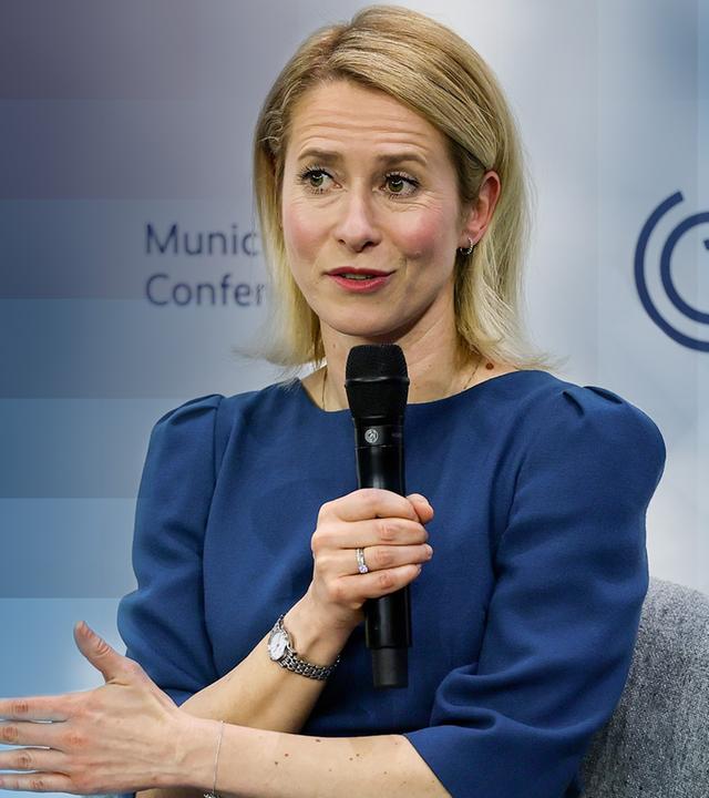 EU-Außenbeauftragte Kaja Kallas bei der Sicherheitskonferenz in München.