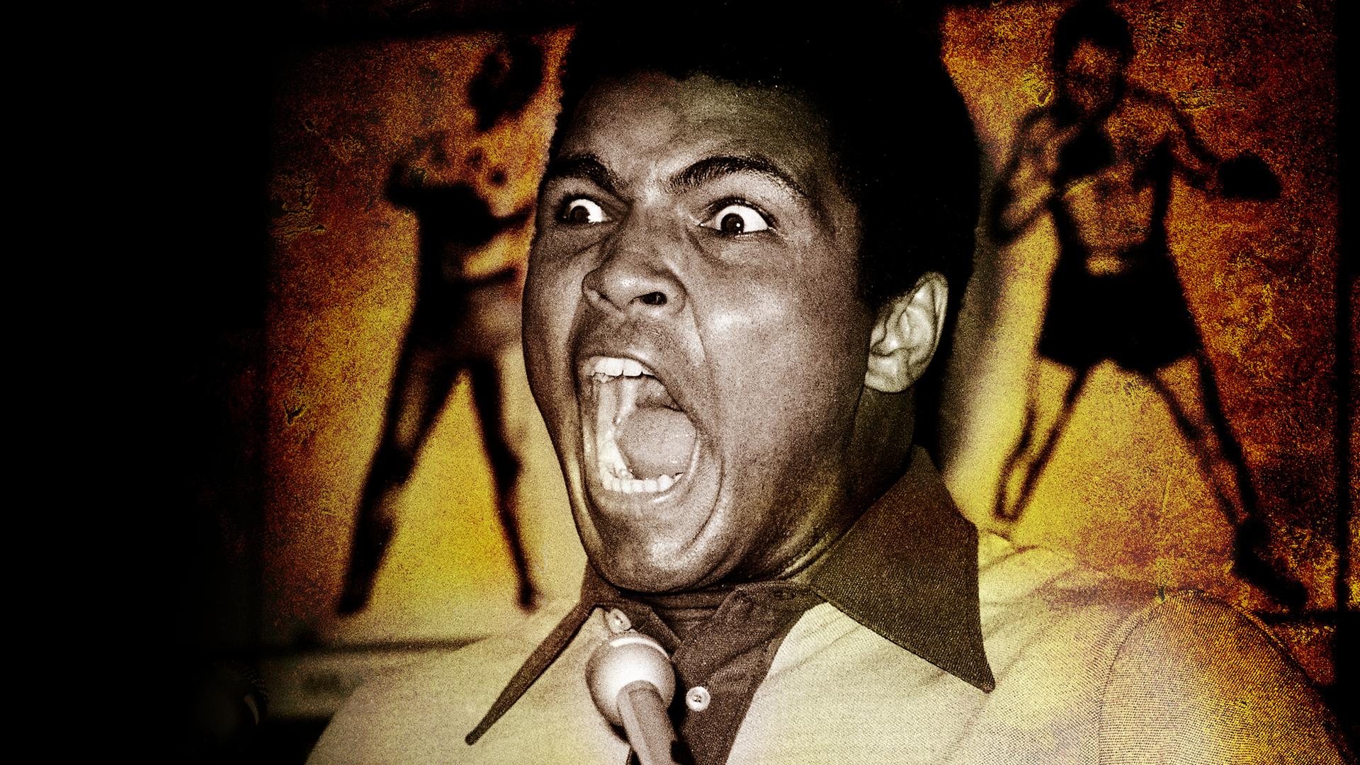 Ein wütender Muhammad Ali 1974