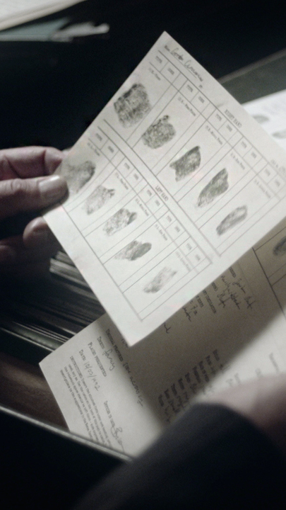 "Murder Maps - Geheimnisvolle Verbrechen: Gefahr im Dunkeln": Fingerabdrücke von Gordon Frederick Cummins.