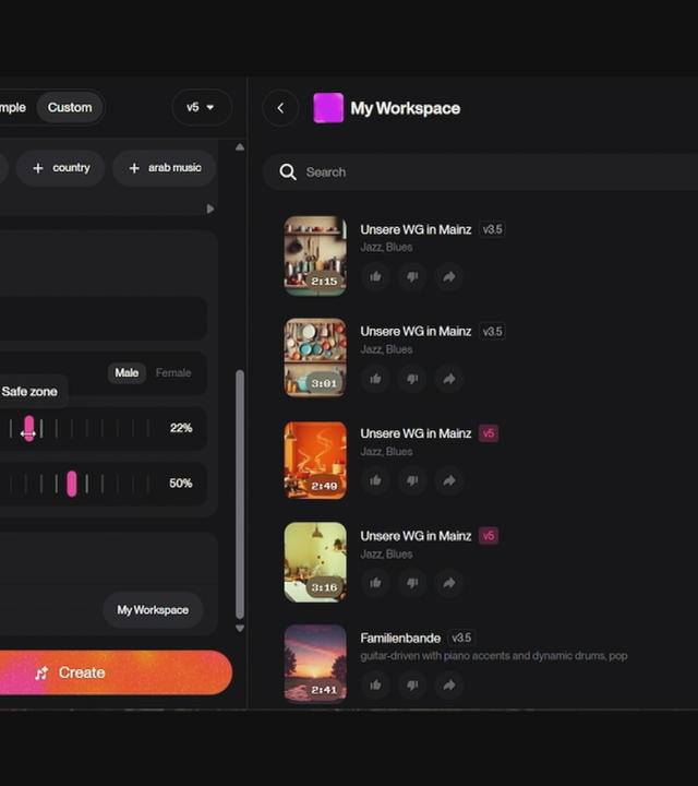 ein KI-Tool, welches Musik generiert