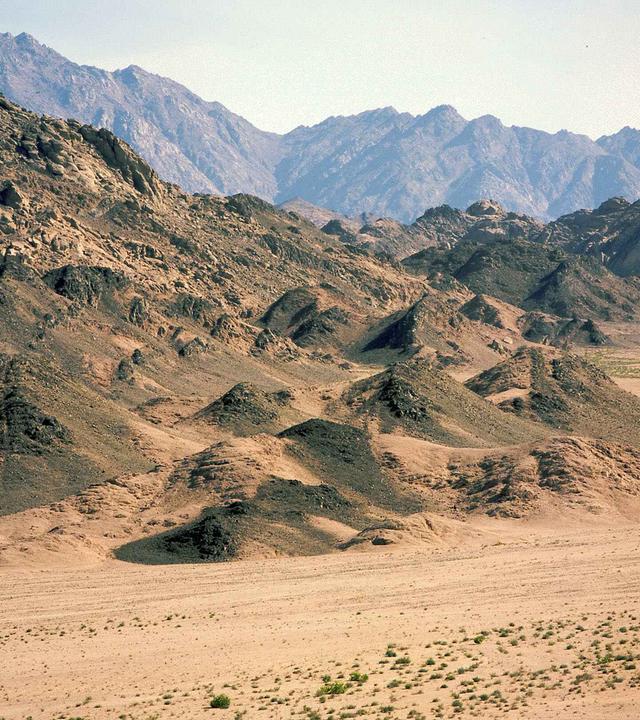 "Mythen-Jäger: Das gelobte Land": Gebirge in der Wüste Sinai.
