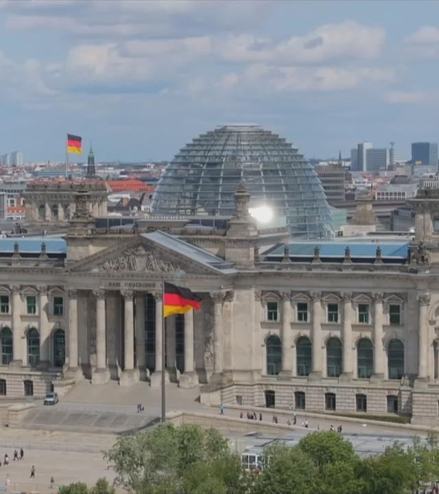 Zu sehen ist das Reichtagsgebäude 