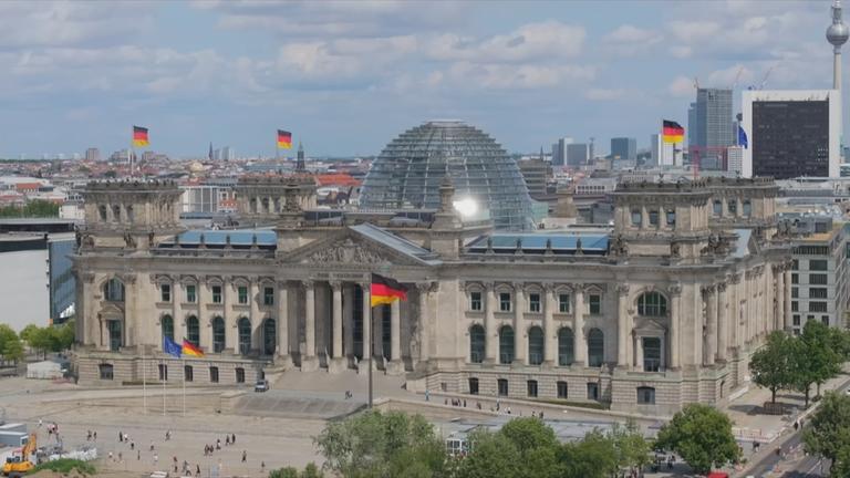 Zu sehen ist das Reichtagsgebäude 