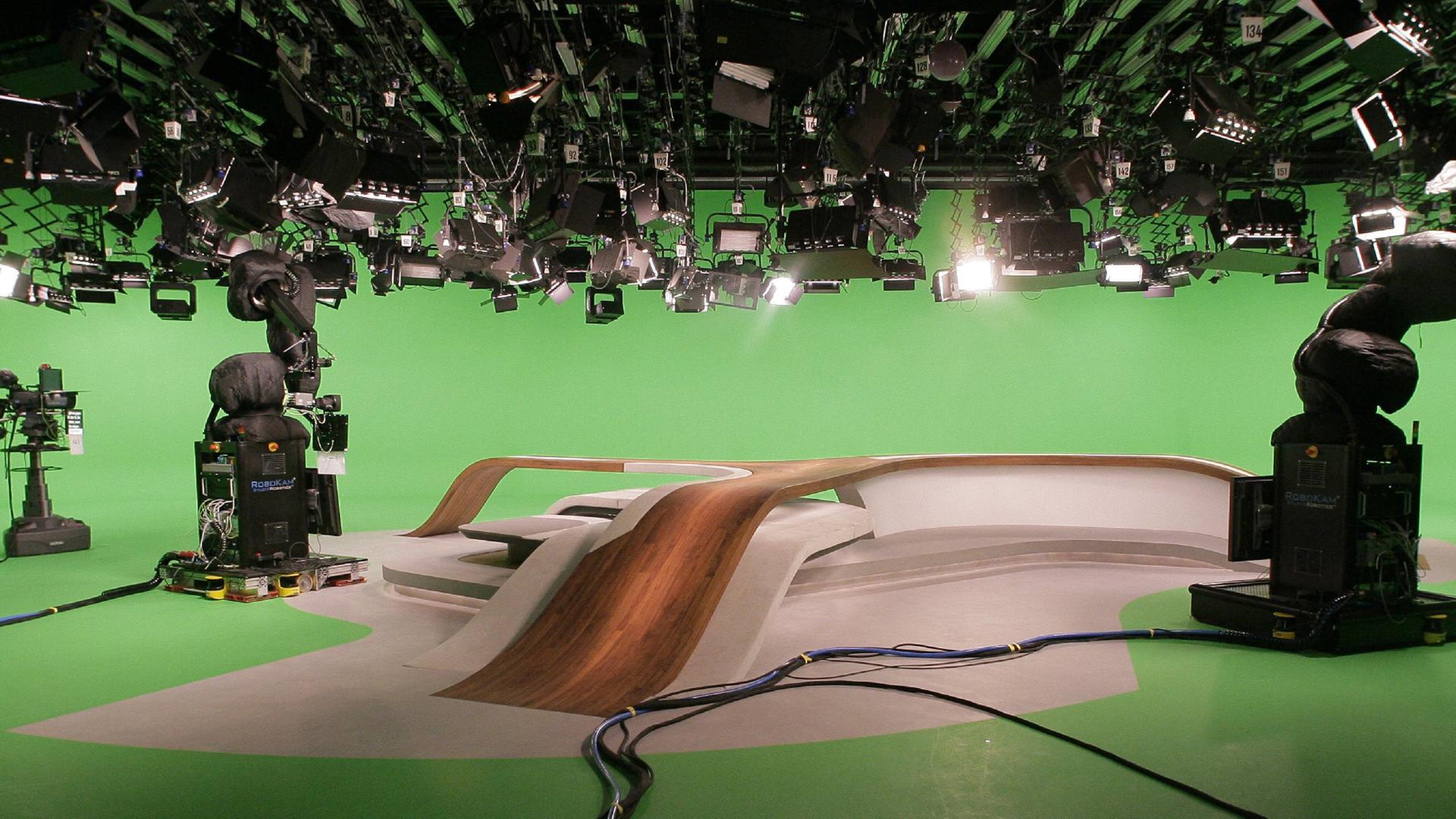 Virtuelles Nachrichtenstudio