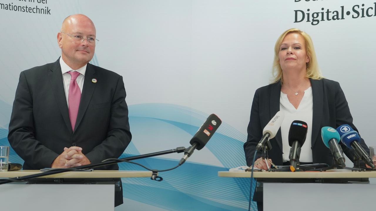 Schönbohm case: Faeser stays away from the committee