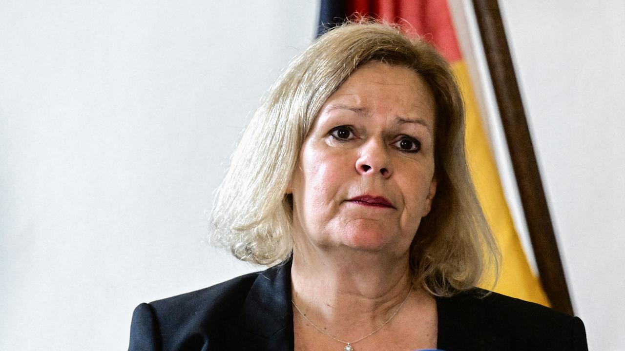 Faeser calls for confrontation with the “right-wing fringe”