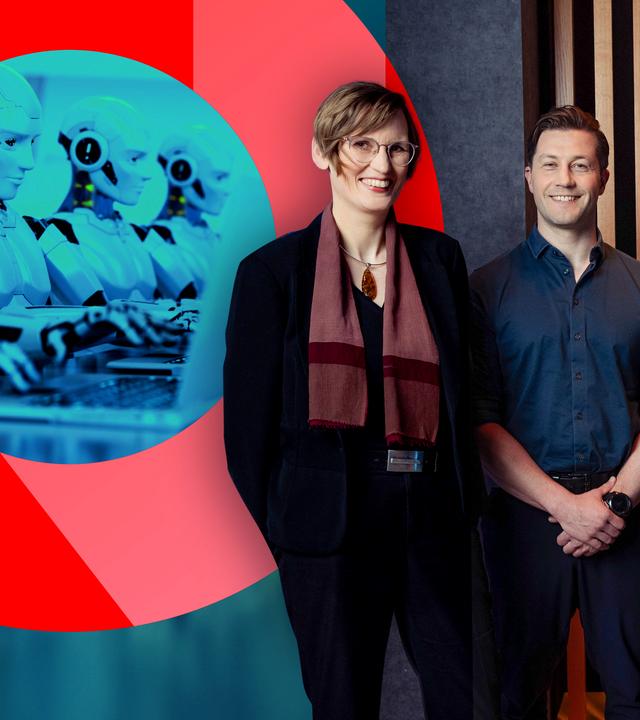 Moderatorin Stephanie Rohde mit Gästen