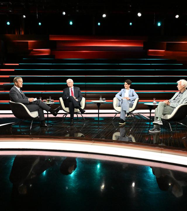 Markus Lanz vom 28. Mai 2026: Markus Lanz, Roland Koch, Anna Lehmann und Moshe Zimmermann