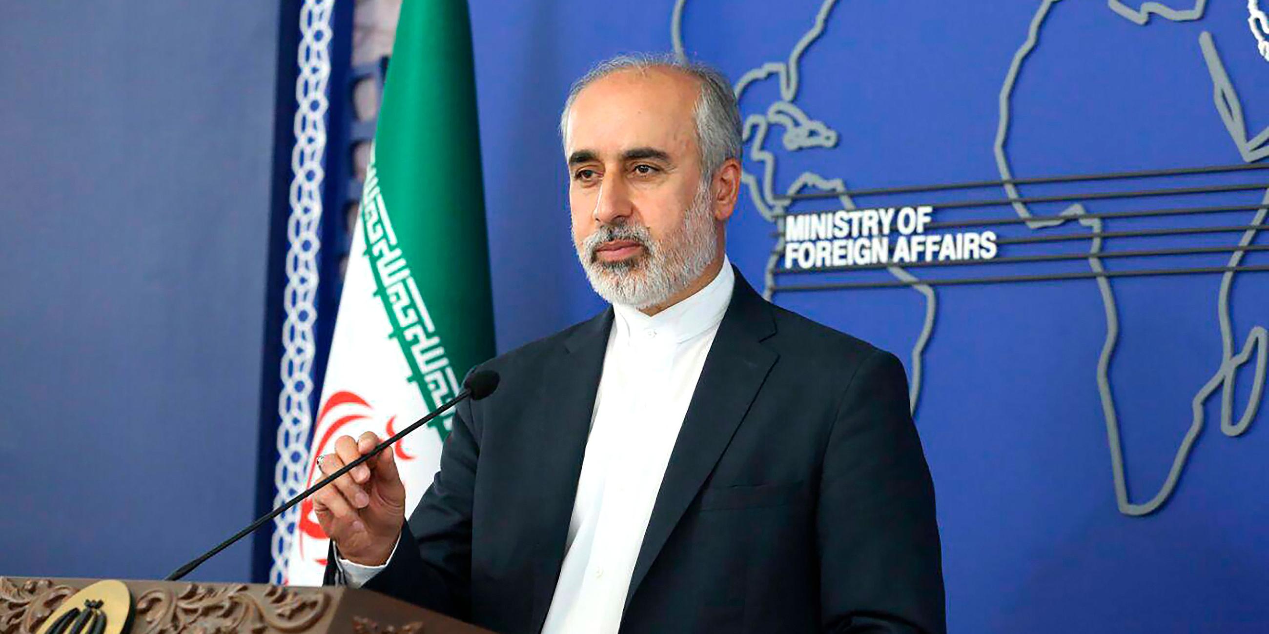Nasser Kanaani, Außenamtssprecher Iran