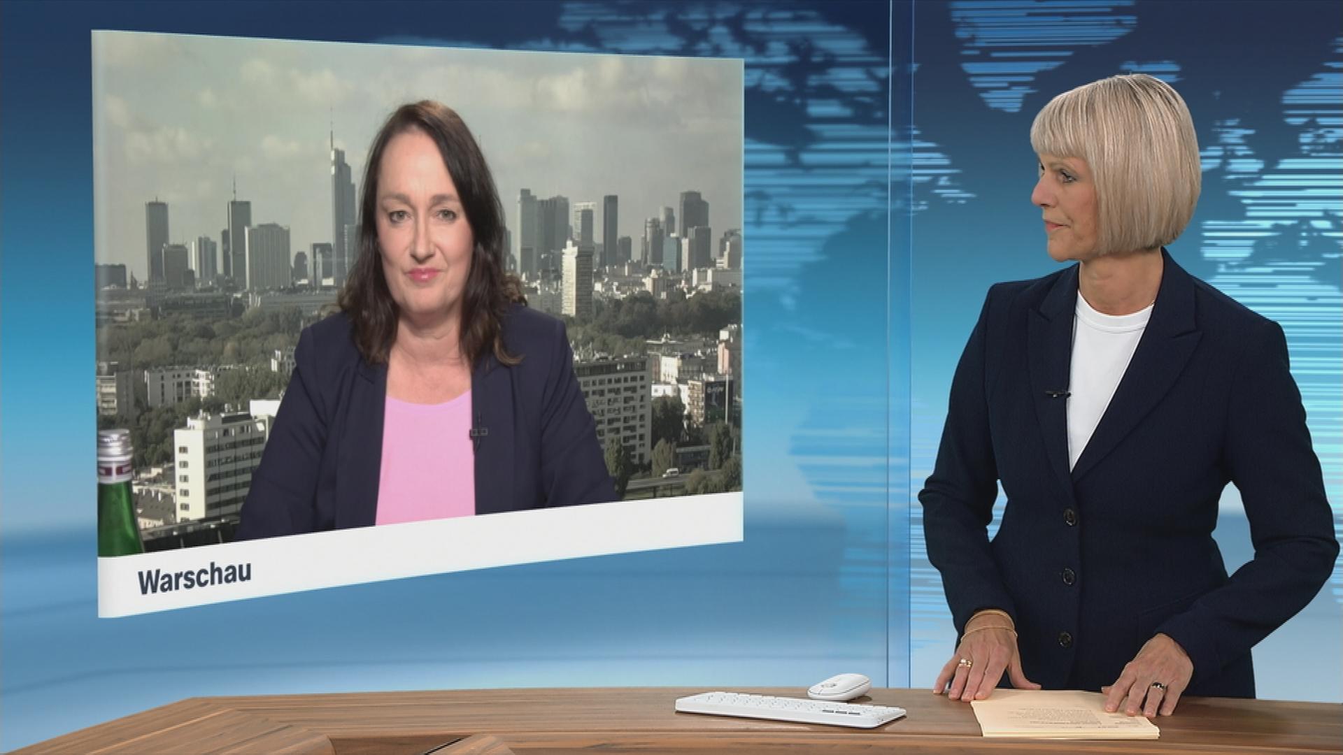 ZDF-Korrespondentin Natalie Steger in Warschau