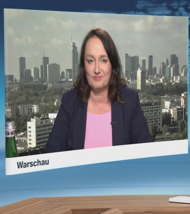 ZDF-Korrespondentin Natalie Steger in Warschau
