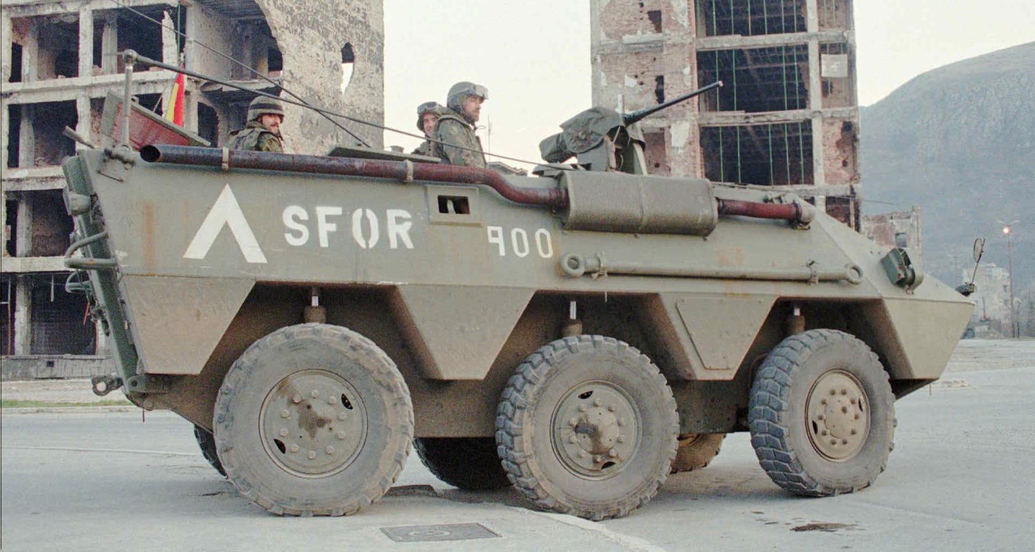 Sfor-Soldaten in Bosnien