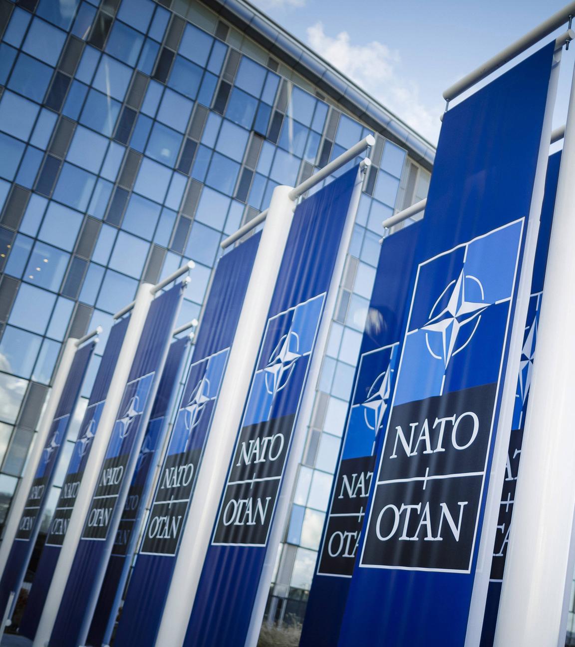 Außenansicht Nato-Hauptquartier in Brüssel