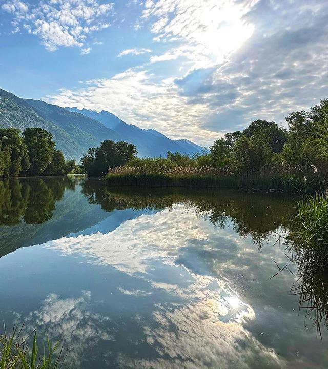 Das Leukerfeld im Naturpark Pfyn-