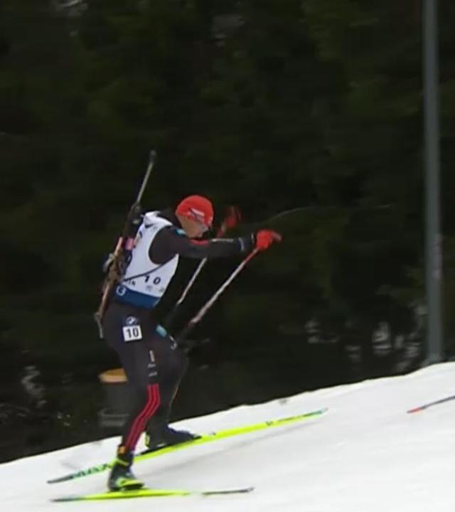 Philipp Nawrath im Kampf um den ersten Saisonsieg gegen den Norweger Botn