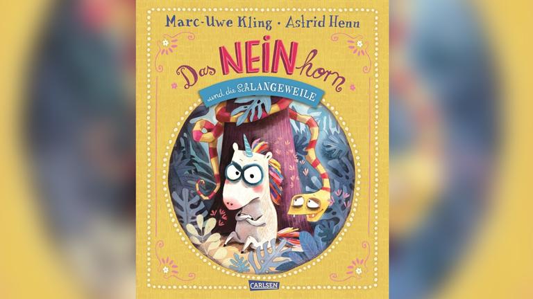 Das Original: Buchcover von Marc-Uwe Klings und Astrid Henns "NEINhorn"