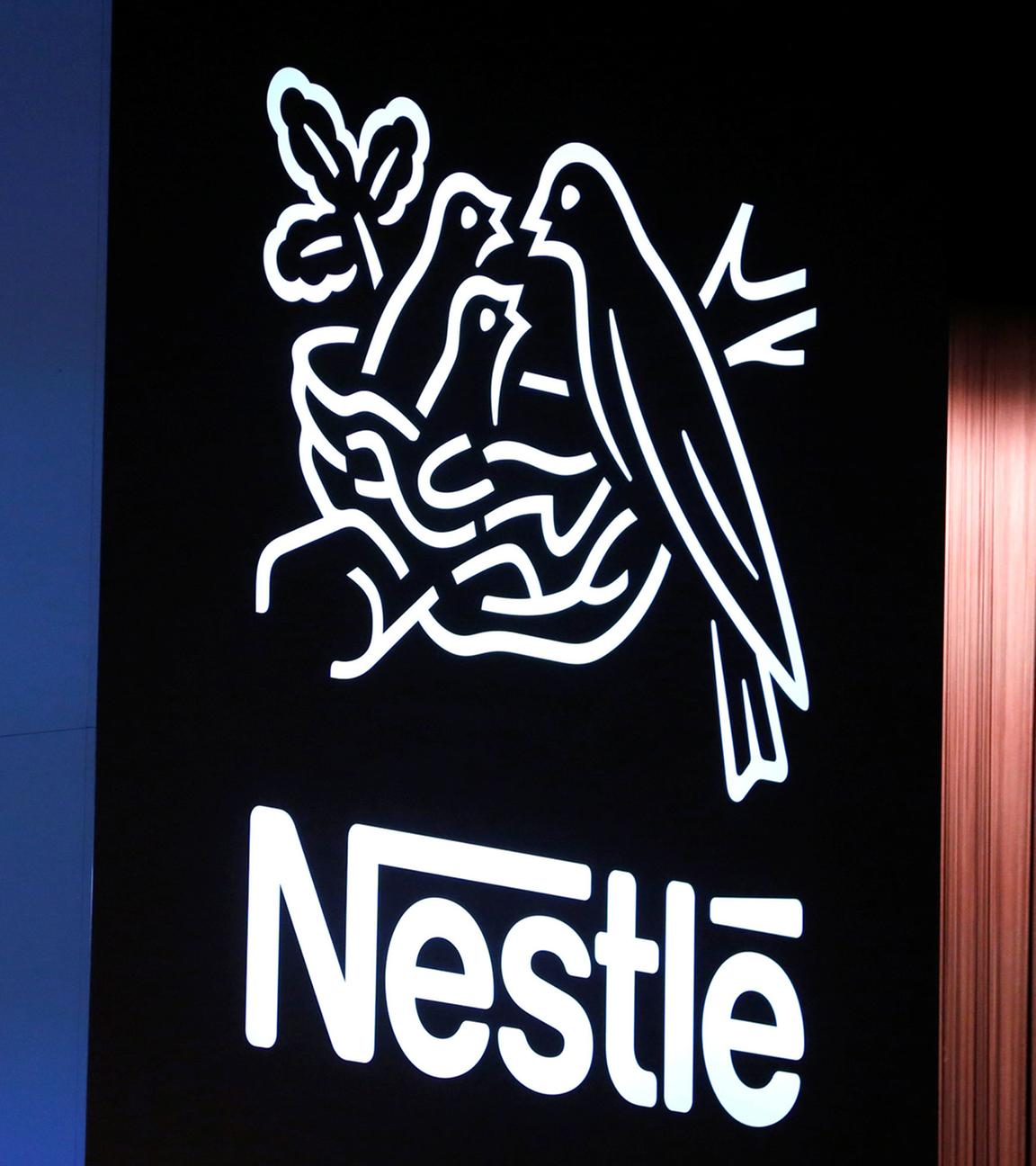Das Logo von Nestlé