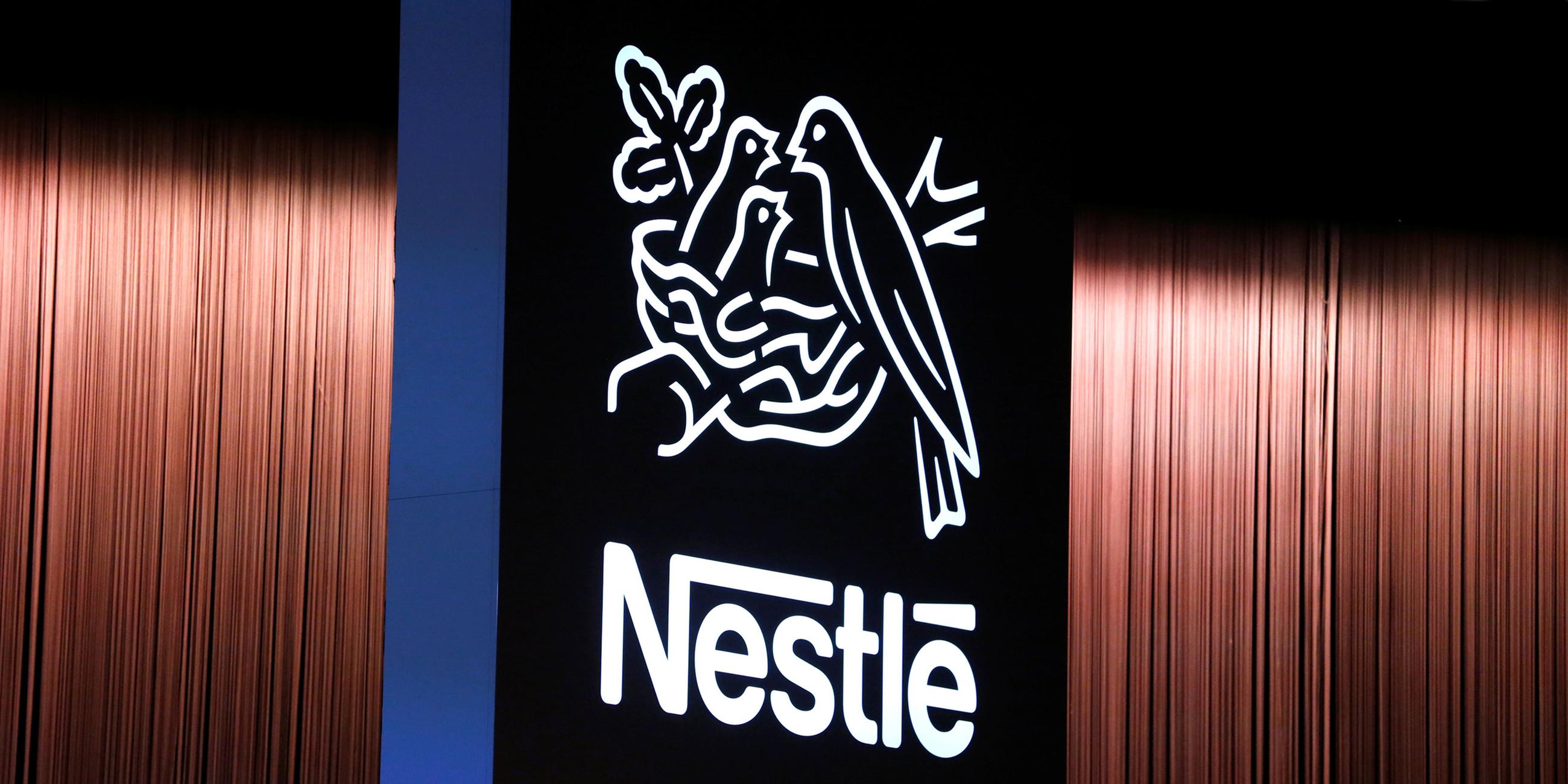 Das Logo von Nestlé