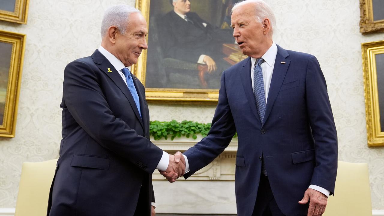 Netanjahu dankt Biden im Weißen Haus für IsraelUnterstützung ZDFheute