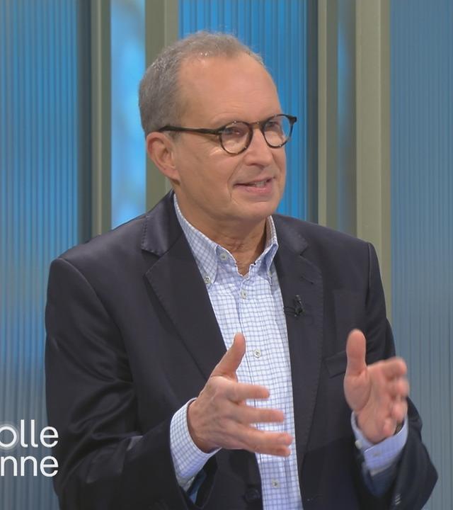 Dr. Christoph Specht am "Volle Kanne"-Pult