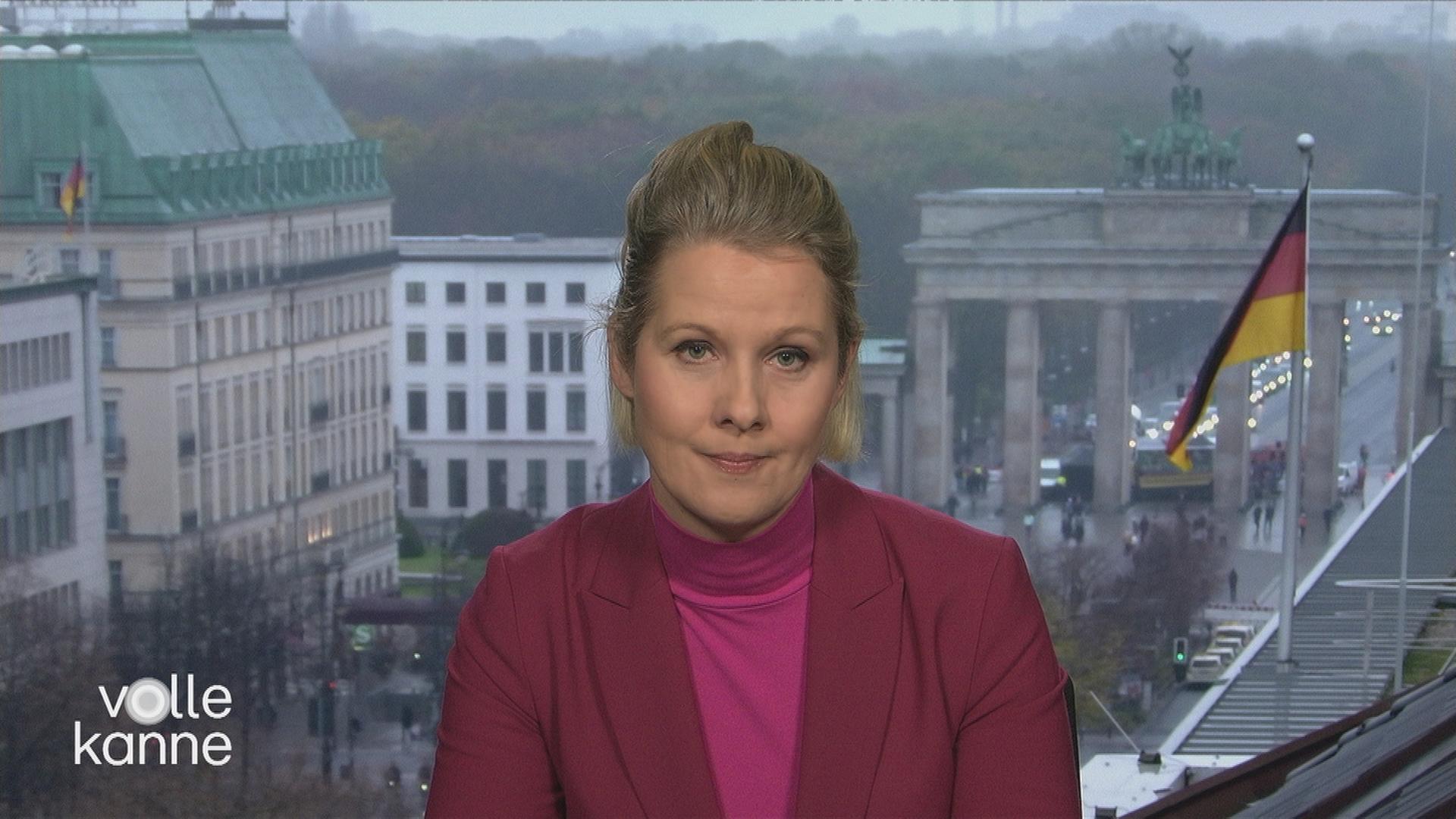 Nicole Diekmann im Gespräch bei "Volle Kanne" vor der Regierungserklärung