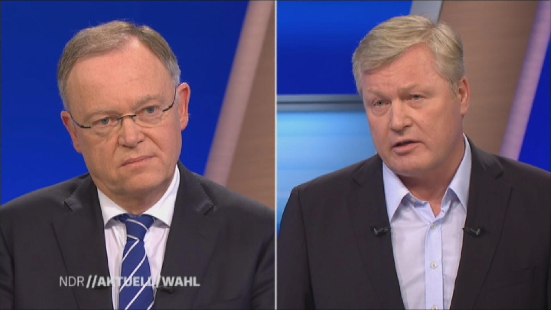 Stephan Weil und Bernd Althusmann (rechts)