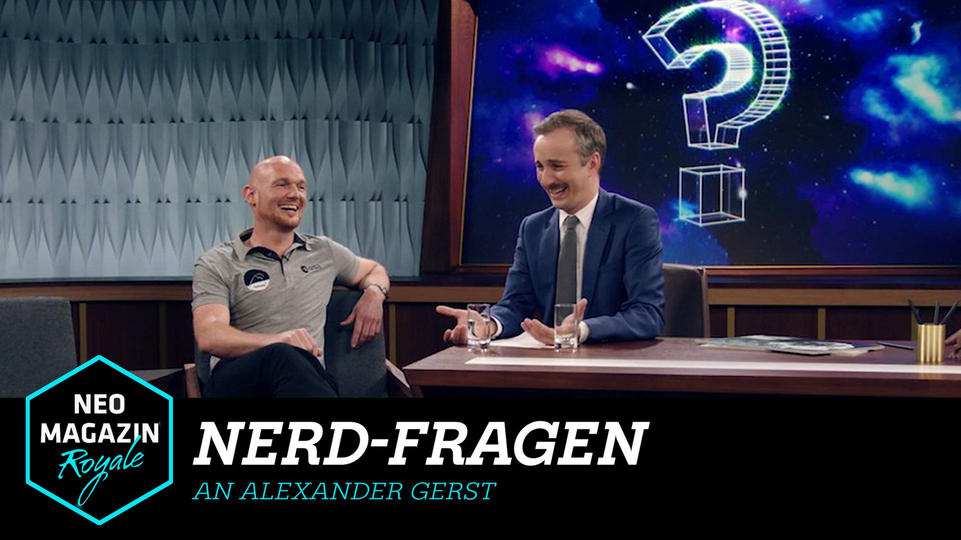 Die NEO MAGAZIN ROYALE Nerd-Frage an Astronaut Alexander Gerst