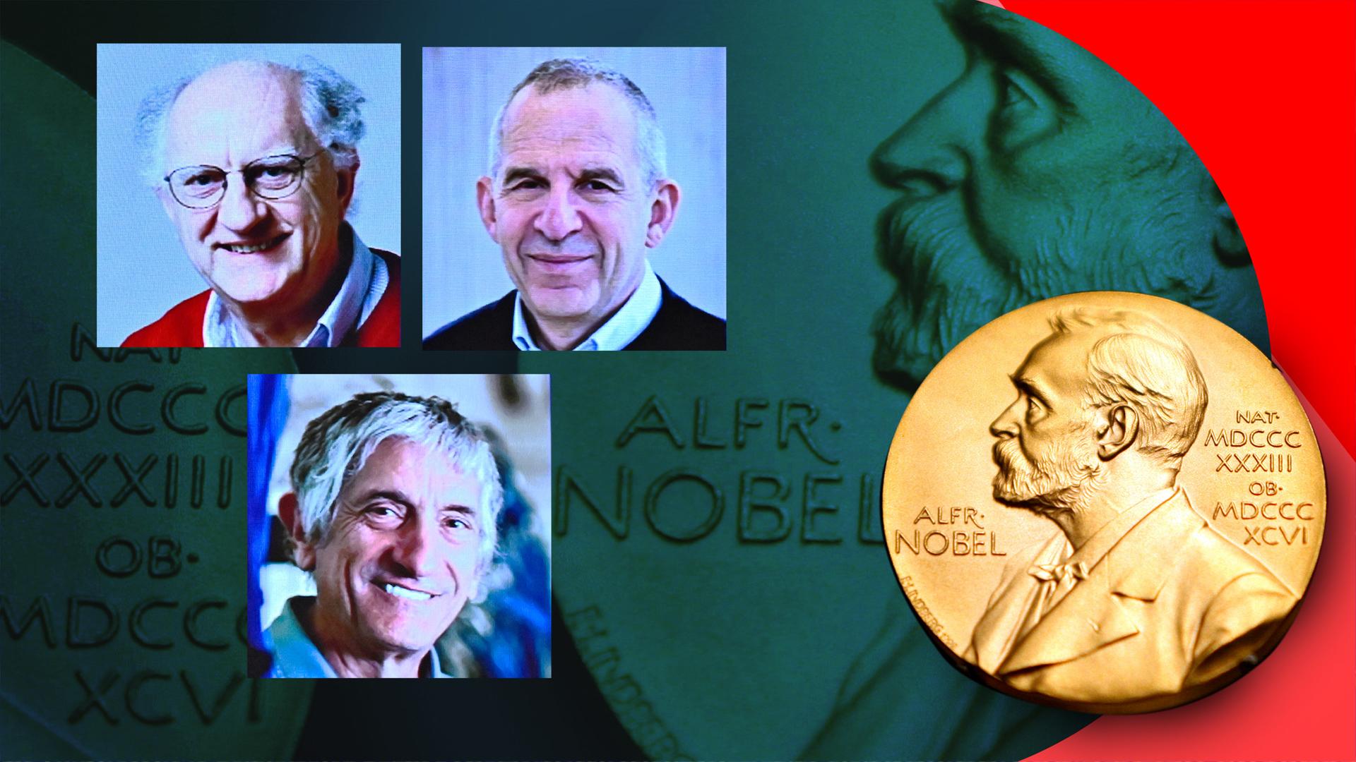John Clarke, Michel H. Devoret und John M. Martinis die drei Physik-Nobelpreisträger 