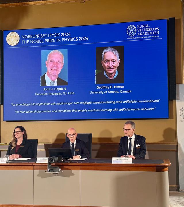 Bekanntgabe Nobelpreis 2024 für Physik