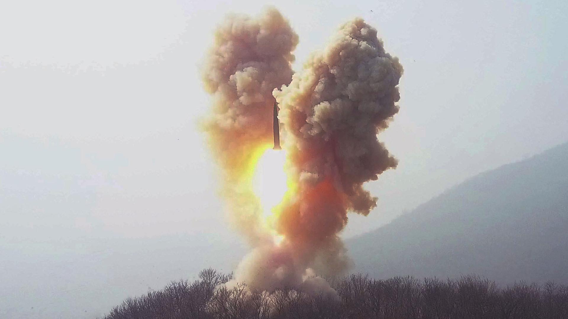 Raketentest in Nordkorea im März 2023