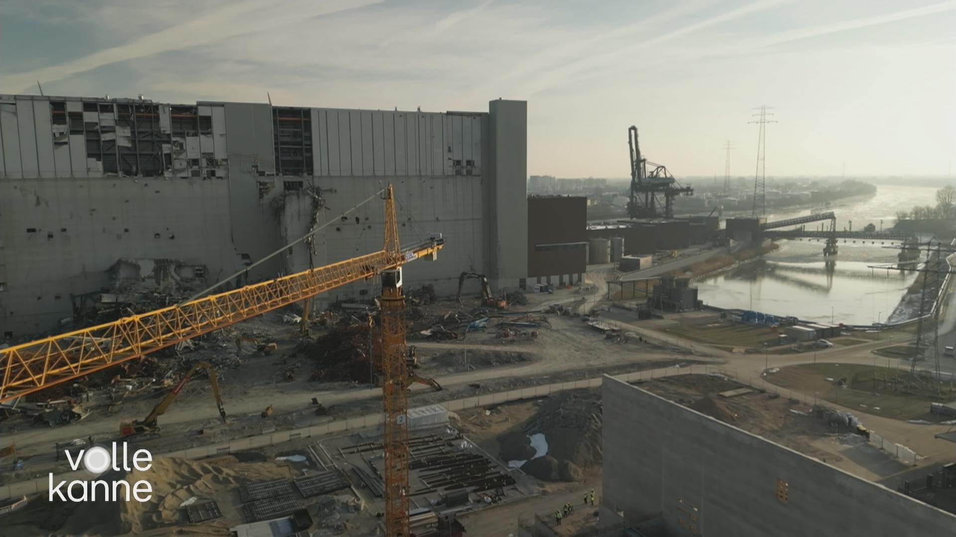 Baustelle am Hamburger Hafen