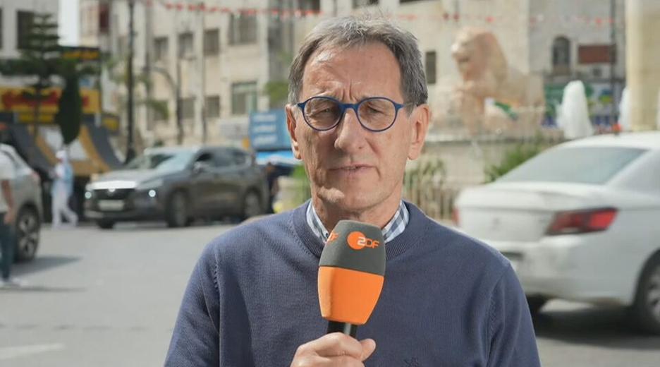 ZDF-Reporter Luc Walpot aus dem Westjordanland