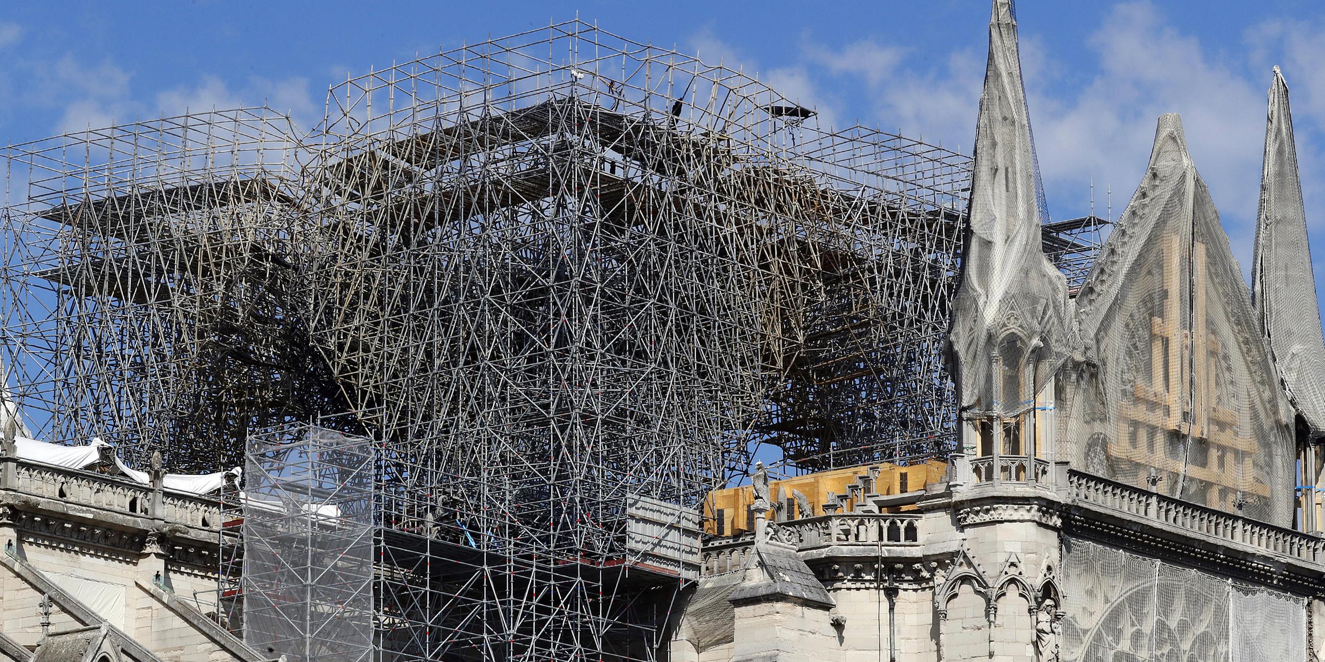 Baustelle von Notre Dame 