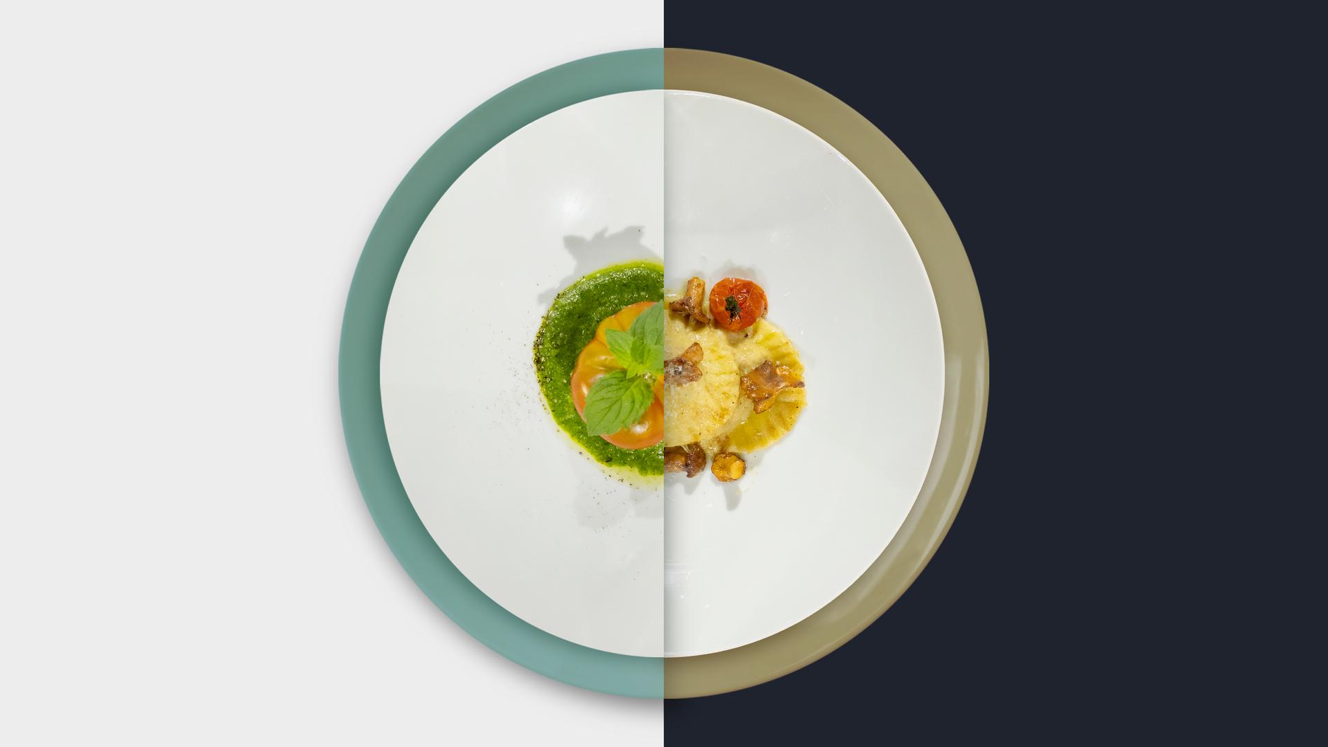 Ochsenherztomate vs. Pfifferling-Ravioli