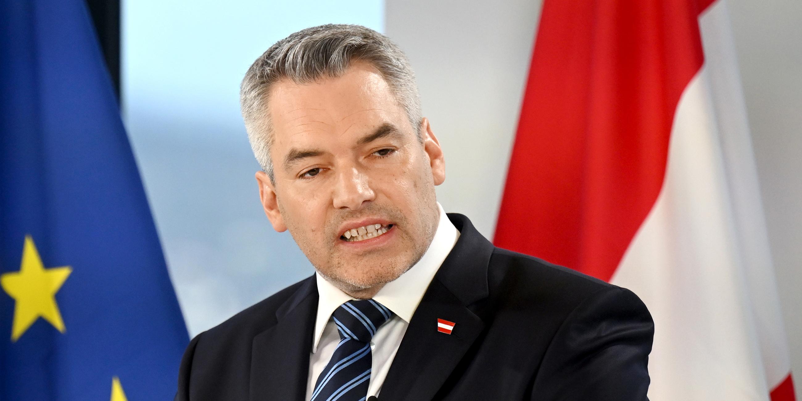 Österreichs Bundeskanzler Karl Nehammer