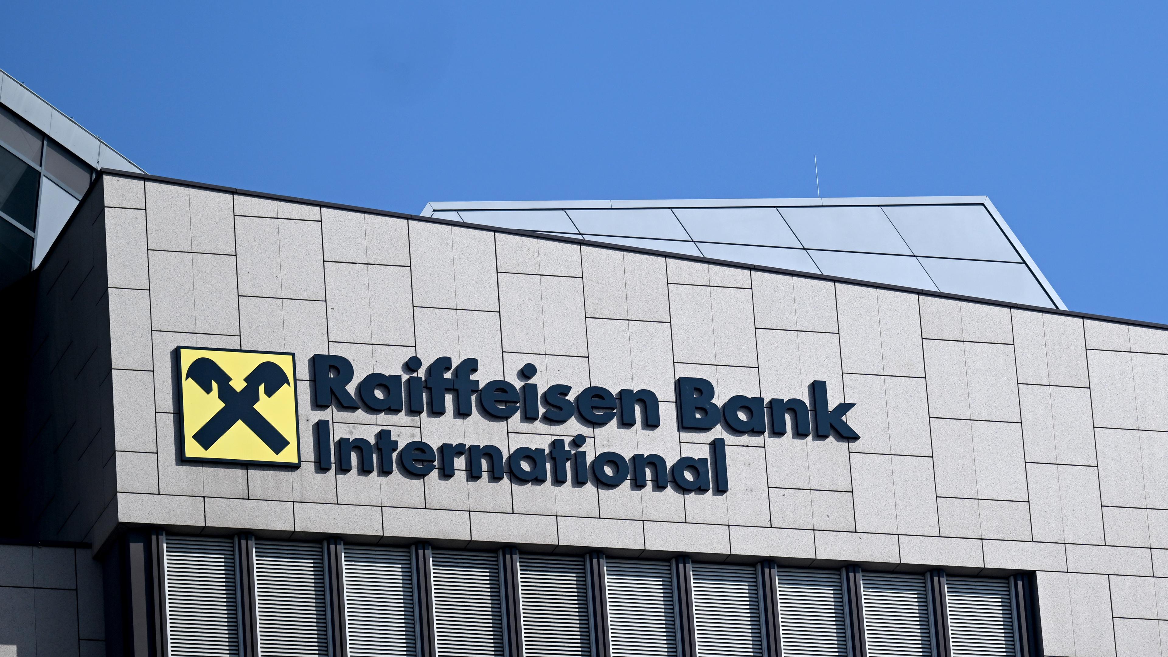Die Hausansicht der Raiffeisen Bank International