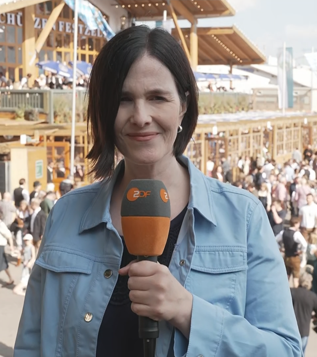 ZDF-Reporterin Brigitte Saar zugeschaltet vom Oktoberfest 2026